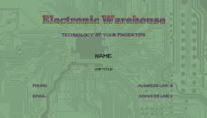 Create your dibiz enter your details and create your own. Electronics Business Cards Vorlage Postermywall
