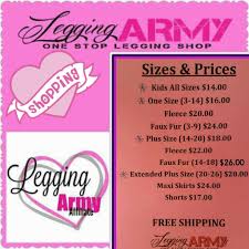 Legging Army Sizing Chart Army Shorts Army