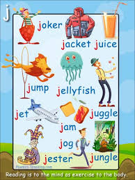 The alphabet is designed around british english in received pronunciation. J Words Phonics Poster Free Printable Ideal For Phonics Practice