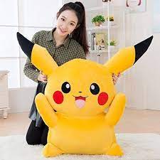 32in Big Digimon Pikachu Pokemon Plush Giant Large Stuffed Toy Doll Gift Pillow Baby Plush Toys Pokemon Plush Pikachu Plush