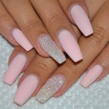 Pin By Amy Unger On Nails Pink Acrylic Nails Cute Nails Ballerina Nails