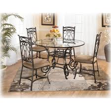 Product title signature design by ashley dellbeck dining room serv. D312 225 Ashley Furniture Bianca Round Glass Dining Table