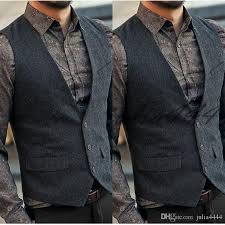 Für die hochzeit muss ein neuer anzug her! Grosshandel 2019 Dunkelgrau Wolle Fischgrat Tweed Westen Massgeschneiderte Herren Anzug Weste Schlank Brautigam Westen Vintage Hochzeit Weste Plus Grosse Britische Weste Von Julia4444 19 83 Auf De Dhgate Com Dhgate
