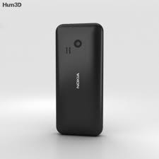 Nokia 222 Black 3D model - Electronics ...