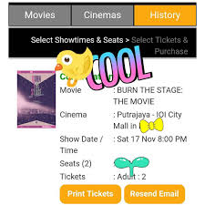 Tour of gsc tropicana city mall news features cinema online. Burn The Stage Bts Gsc Ioi City Mall 2 Tickets K Wave On Carousell