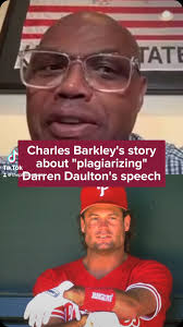 Charles Barkley loved Darren Daulton so much he plagurized a speech of his.  Barkley immediately paid the price for it. #Phillies #philly  #charlesbarkley