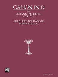 Canon In D By Johann Pachelbel Arranged For Piano By Robert Schultz Pachelbel Amazon Com Books