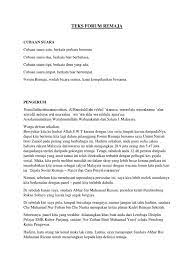 Contextual translation of contoh teks forum bahasa english into english. Teks Forum Remaja