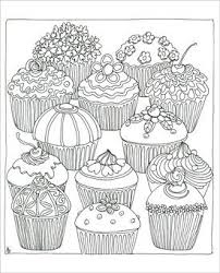 Coloring pages are no longer just for children. Cupcake Coloring Pages For Adults Novocom Top