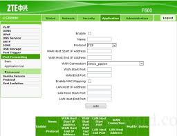 All routers have 2 ip addresses: Fastest Zte F660 Router Open Port Instructions