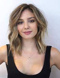 Choppy Layered Shoulder Length Hair Square Face Hairstyles Haircut For Square Face Modern Shag Haircut