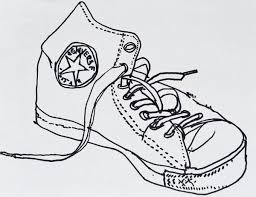 To Learn To Draw Start With Your Shoe Learn To Draw Blind Contour Drawing Contour Drawing