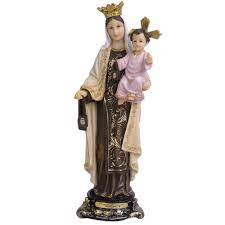 A igreja nossa senhora da assunção do conjunto itatiaia, que passaria a ser sede da paróquia de mesmo nome, foi idealizada no início da década de 1980, pelo padre italiano sérgio foglia. Nossa Senhora Do Carmo 20 Cm Di Angelo Angelus Koala Megashop Imagens De Santos Magazine Luiza