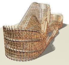 „lisebergbanan ist die älteste achterbahn in liseberg. Balder Achterbahn Im Liseberg Park Schweden Cordes Holzbau