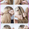 The cute and easy hairstyle is not hard. 1