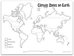 Color A Map Of Climate Zones Layers Of Learning Geography For Kids Teaching Weather Teaching Geography