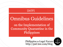 (mecq) including the zoning concept, corresponding qualification, and its phased response or intervention. Revised Omnibus Guidelines On The Implementation Of Community Quarantine In The Philippines Philippine E Legal Forum