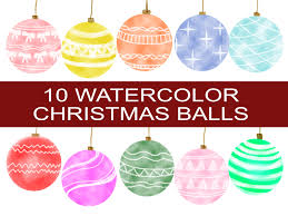 Download Christmas Balls Watercolor Graphic By Rodesigns Creative Fabrica SVG Cut Files