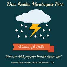 Doa Yang Dibaca Ketika Mendengar Melihat Petir Halilintar Guntur Nasihat Sahabat