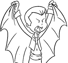 Make a coloring book with dracula for one click. Dracula Coloring Page Coloringcrew Com