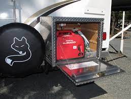 Check spelling or type a new query. Installing A Generator Compartme Camper Generator Camper Interior Design Work Trailer