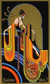 Art Deco Piece It Is Defined As Geometric Forms That Could Be Derived From Artistic Expressions Of The Past O Art Deco Posters Art Deco Illustration Art Deco