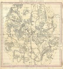 Antique Night Sky Constellation And Zodiac Maps Celestial Map Constellation Map Constellations