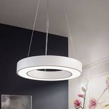 Pendelleuchte Circle Aus Metall Weiss Mega Mobel Sb In 2020 Deckenlampe Lampe Led Lampe Mit Bewegungsmelder
