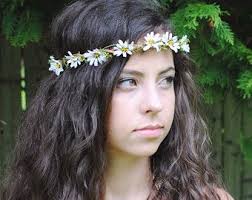 Wild Daisy Flower Crown, Daisy Circlet