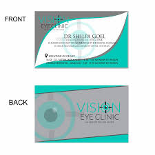 Maybe you would like to learn more about one of these? Entry 15 By Designgale For Create Visiting Card And Name Design For My Eye Clinic Freelancer