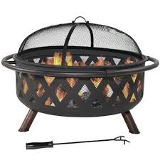 Bond 30.5 wood burning fire pit gather around with your guest for a relaxing evening enveloped in the warmth of the 30.5wood burning fire pit. Sunnydaze Decor Fire Pits Outdoor Heating The Home Depot