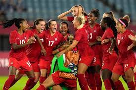 The canada women's national soccer team is overseen by the canadian soccer association and competes in the confederation of north, central american and caribbean association football (concacaf). Canada Advances To Olympic Women S Soccer Semi Final After Beating Brazil On Penalties The Globe And Mail