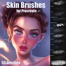 Skin Texture Brushes for Procreate