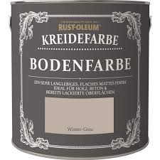 Rust Oleum Kreide Bodenfarbe Winter Grau 25 L