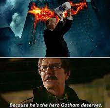 With the rise of the joker, gotham city needs a hero. Dopl3r Com Memes Because Hes The Hero Gotham Deserves