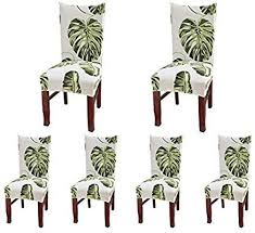 Bench Cushion Covers Amazon Com Soulfeel Set Of 6 Dining Chair Covers Slipcovers Style 55 Dining Room Chair Covers Dining Chair Covers Slipcovers For Chairs