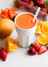 Sip Your Way To A Clear Complexion With These Delicious Smoothies Coconut Water Smoothie Recipes Easy Smoothie Recipes Carrot Smoothie