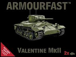 Tank valentine card box for school!! Armourfast Military 1 72 Valentine Mk Ii Tank W Side Skirts 2 Kit Hobbymodels Com