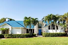 Royal blue metal roof installed on a 26' x 28' timber frame. Superroof Royal Blue Traditional Exterior Orlando By Hippo Roofing
