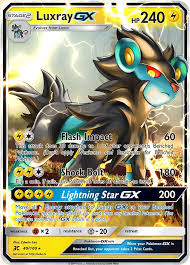 Buy 100+ official pokemon cards binder collection booster box with 10 foils in any combination and at least 1 rarity, gx, ex, fa, tag team, or secret rare, with cards like charizard and detective pikachu: Luxray Gx Custom Pokemon Card Rare Pokemon Cards Pokemon Cards Pokemon Cards Legendary