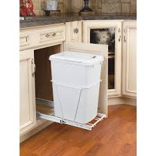 They are highly resistant to heat and all kitchen cabinet doors lowes on alibaba.com have utilized innovative designs to make kitchens perfect. Rev A Shelf 35 Quart Plastic Pull Out Trash Can Lowes Com Rev A Shelf Waste Container Pull Out Trash