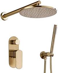 Trustmi Badezimmer Runde 20 3 25 4 Cm Durchmesser Messing Dusche Wasserhahn Set Mix Mit Verdeckter 2 Wege Umstellventil Wasserhahn Mischbatterien Duscharmatur