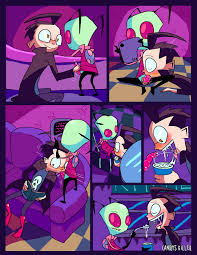 Post 2781454: candys-killer comic Dib_Membrane Invader_Zim Irken Zim