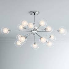Check out the solid glass orb ceiling light in lighting, pendant lights from the white company for 350.00. Possini Euro Design Glass Sphere 15 Light Ceiling Light X9159 Lamps Plus