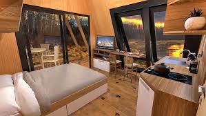 Glamping Unit Mobile Home 3d Model 3d Model In 2020 A Frame House Tiny House Design Home
