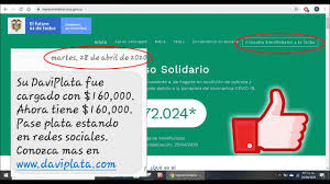 Pasos para acceder al bono que brinda el gobierno de colombia durante la pandemia del coronavirus. Buenas Noticias Ingreso Solidario Hoy Confirman Giro Usuarios De Daviplata Youtube