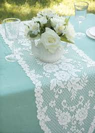 Table runners are a breeze to make. Heritage Lace Victorian Rose 13 X 54 Lace Table Runner Roses And Teacups Lace Table Runners Lace Table Heritage Lace