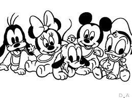 Just print it and have fun! Cute Baby Mickey Mouse And Friends Coloring Pages Novocom Top