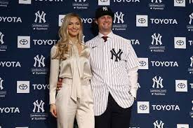 Gerrit alan cole is an american professional baseball pitcher for the new york yankees of major league baseball. Yankees Gerrit Cole Wife Amy Announce Birth Of Son Caden Bleacher Report Latest News Videos And Highlights