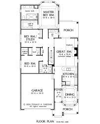 2 story house plans, 3 story house plans, coastal house plans, and house plans with walkout basements. Narrow Lot 1 Story Home Design 3 Bedroom House Plan